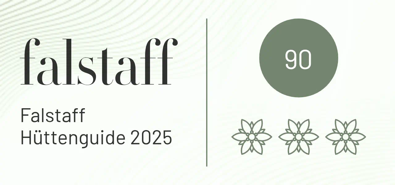Fallstaff Hüttenguide 2025: 90 Punkte und 3 Edelweiss